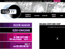 Tablet Screenshot of ezotv.pl